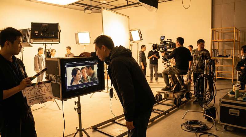 八卦吃瓜爆料中心影视传媒制作现场